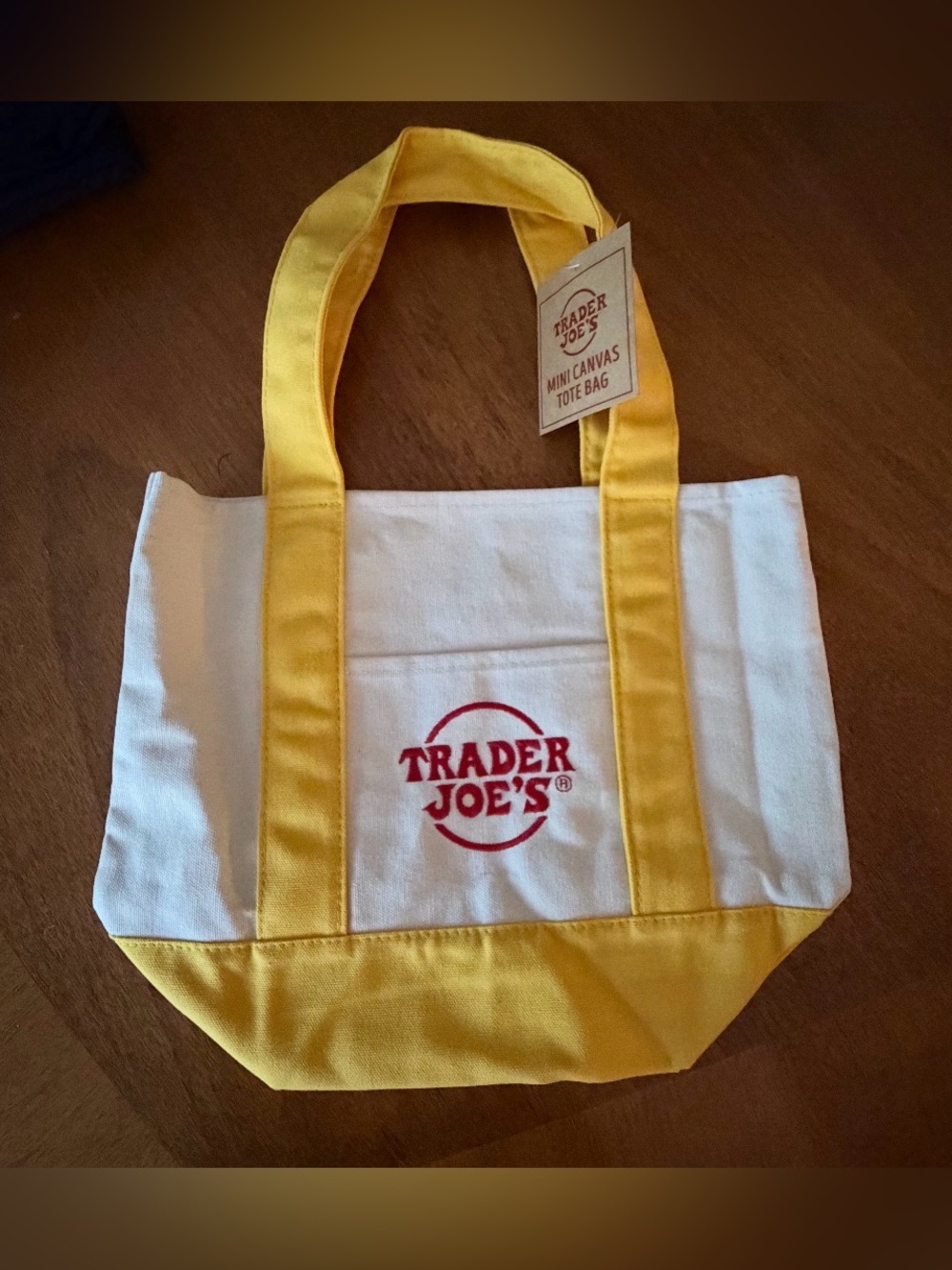Trader Joe's Mini Canvas Totes (MANY COLORS AVAILABLE) - Sets/bundles available - Picture 2 of 11